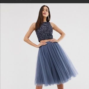 Tulle Midi Prom Skirt